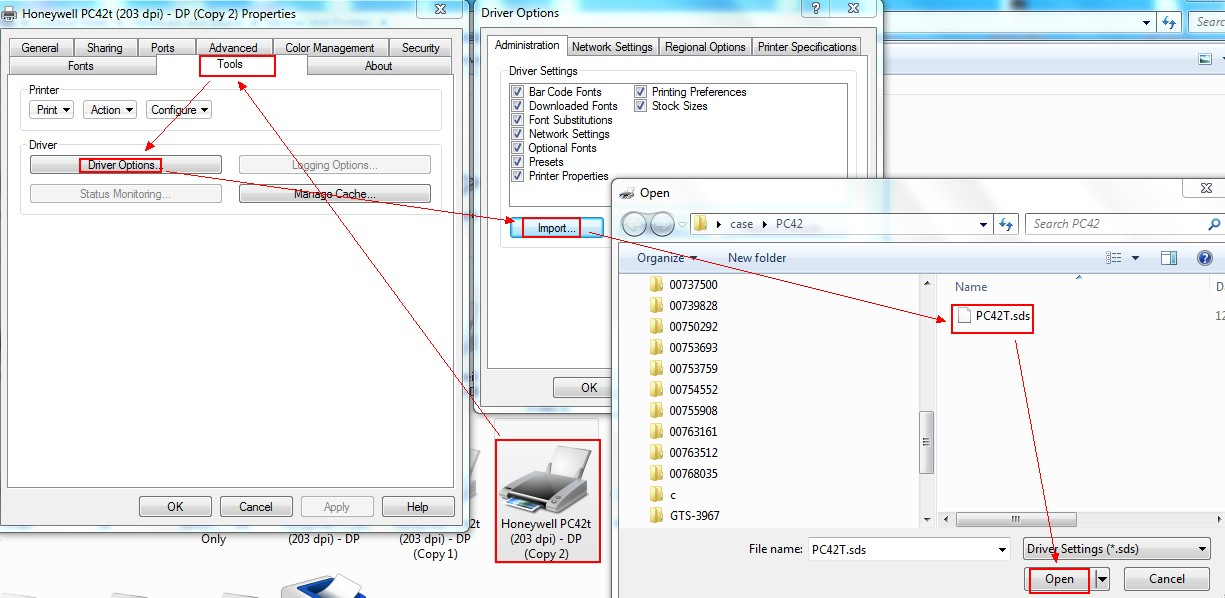 How to export and import windows printer driver settings 