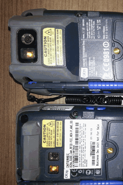 Why do the CK70 and CK71 have different part numbers for their scan ...