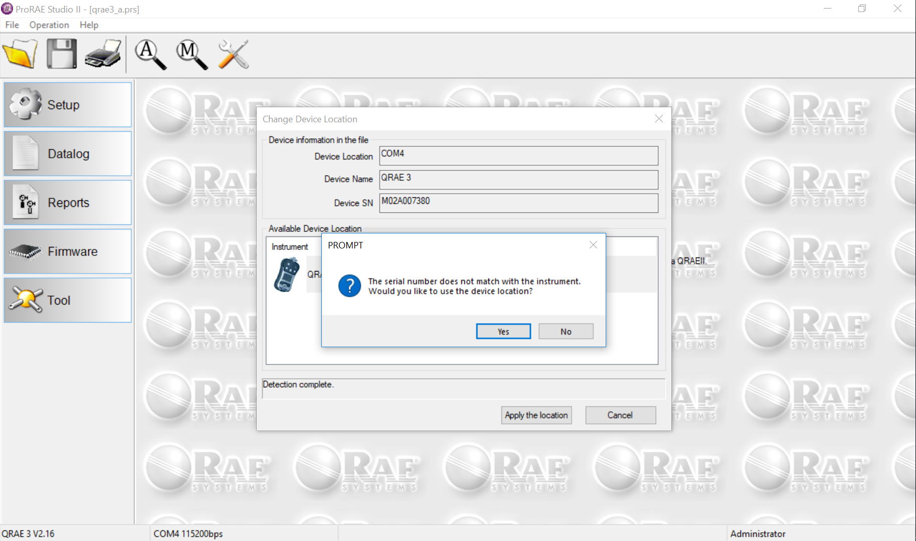 How to perform/transfer a Configuration Template (PRS file) for other